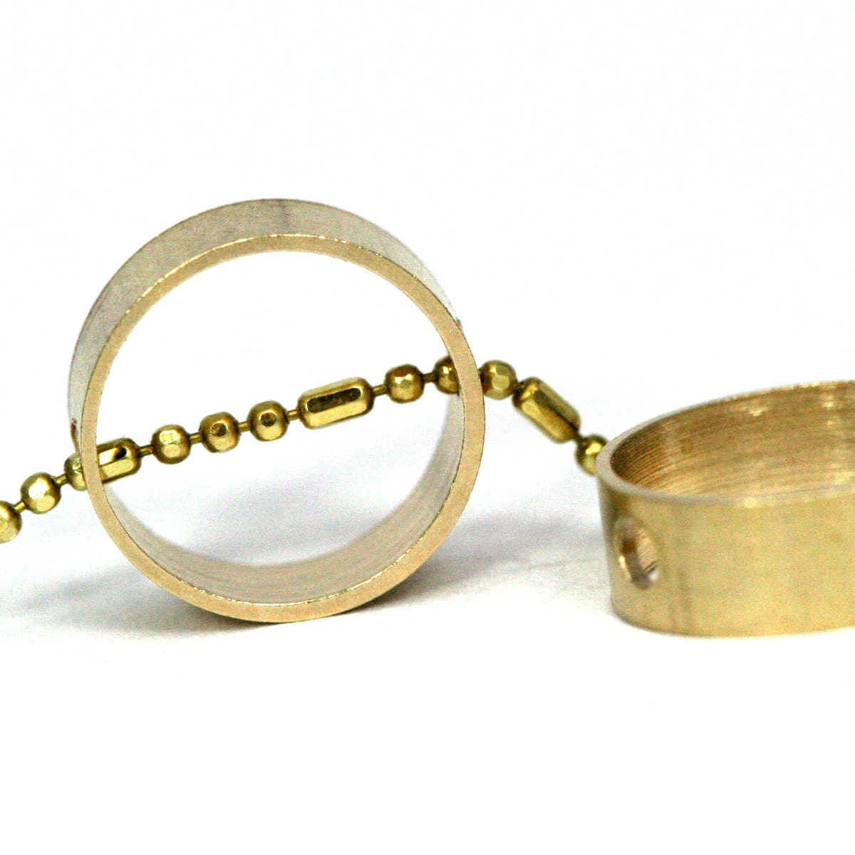 25 pcs raw brass round ring 10x3.5mm 3/8"x9/64" finding cylinder industrial design 1306R