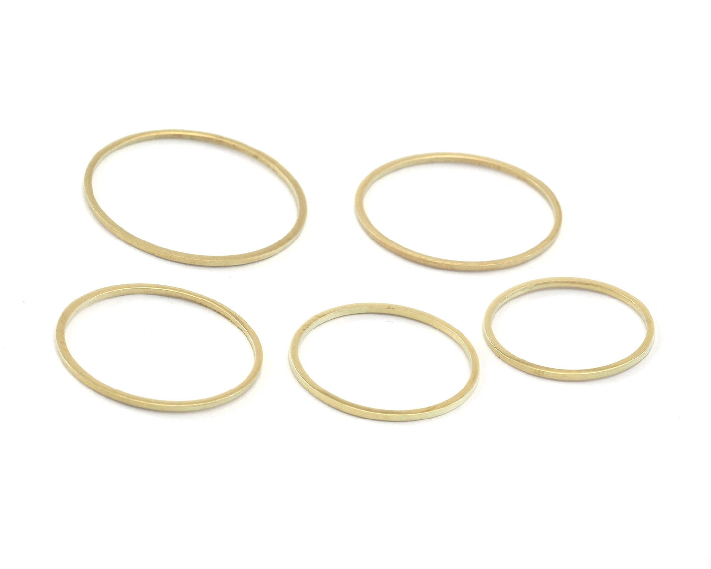 Circle Links, Seamless Ring Circle Connectors for Jewelry Making 22 - 24 - 26 - 28 - 30 mm OD (20-22-24-26-28mm ID) bab R335-38