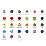 144 pcs SS32 rhinestone pointed back chatons crystal cabochons 707