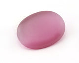 30x40mm Pink Synthetic Cats Eye Glass Cabochon cab25-04