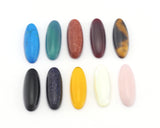 Marquise Oval Cabochons Stones Gemstones 8x22mm Calibrate Flat Back for bezel settings Cab1