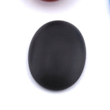 Glass 18x25mm Red Czech Oval Flat Back Cabochons  CAB117-8