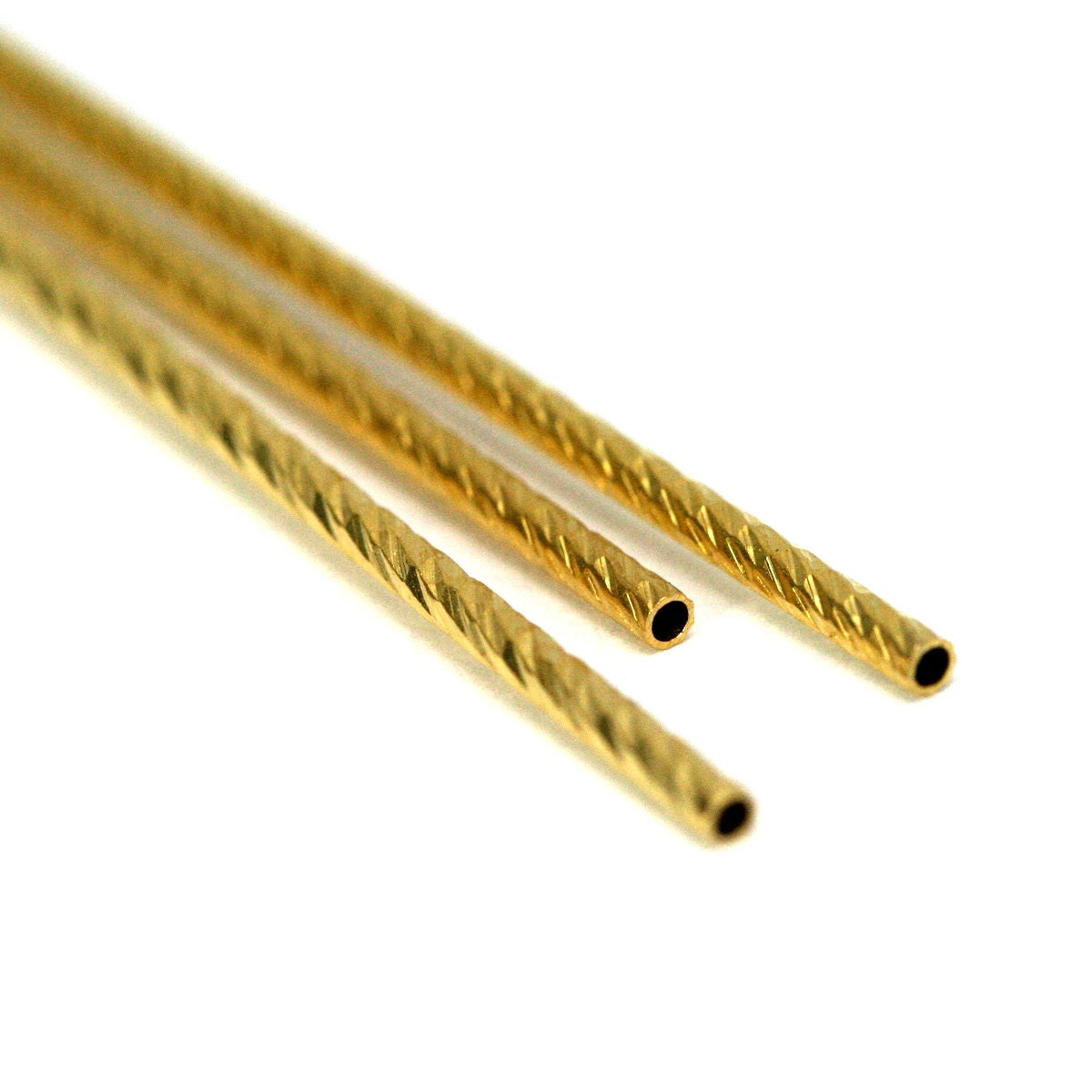 brass tube 20 pcs 1.5x72mm ( 1mm hole) gold plated finding charm 1337G-72