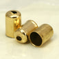 cone spacer holder 30 pcs 7x4mm inner 3.5mm shiny gold plated alloy finding charm end caps 506 ENC3