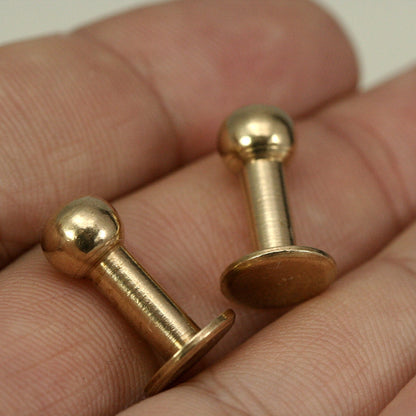 6 pcs 17x10mm Raw Brass Studs, Cufflink, studs, shirt collar tuxedo stud, 1349R