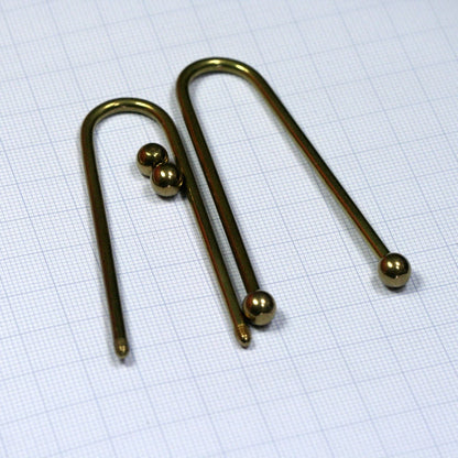 bendable barbell, 75mm 3mm bar, pendant, finding industrial design, pendant finding industrial design bb3-86 1370 R