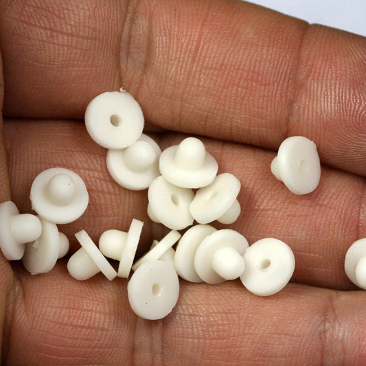 Lslicone ear plugging/blocked, 5mmx5mm Rubber Earrings Jewelry Accessories Earring back 1830