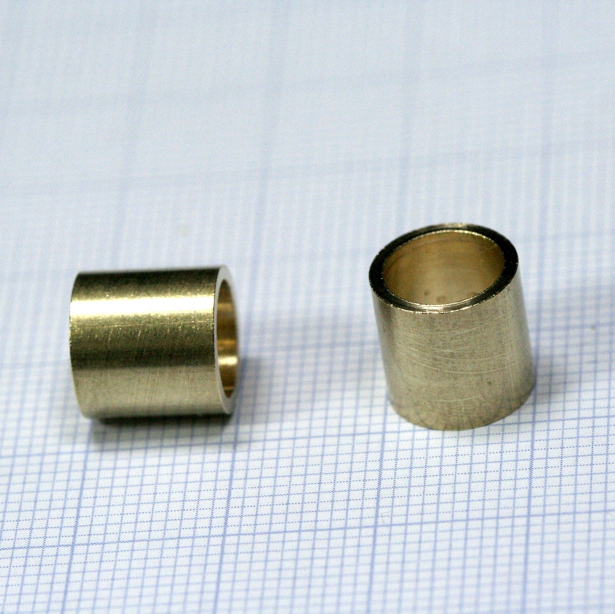 Raw brass Tube 10x10mm (hole 8mm) bab8 1726