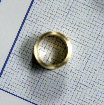 Raw brass Tube 10x10mm (hole 8mm) bab8 1726