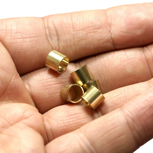 Raw brass tube 20 pcs 7x6mm (hole 6mm ) industrial brass Charms,Pendant,Findings spacer bead 1615R