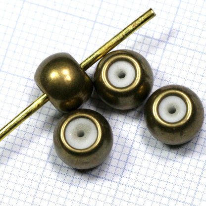 Stopper bead bracelet, Sliding Adjustable, Rondelle Rubber Stopper, beads stopper charm jewelry raw brass bab2 1388R
