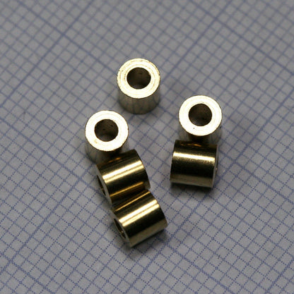Raw brass tube 4x4mm (hole 2mm) raw brass,raw brass pendant,findings spacer bead bab2T 1000-4