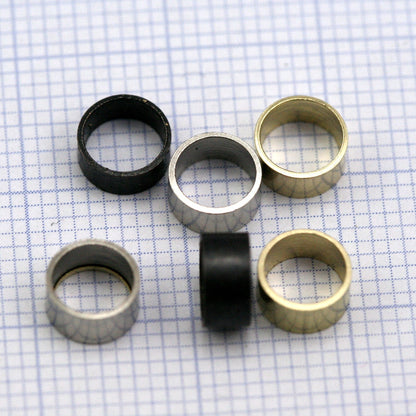 Spacer Bead Raw Brass Cylinder 6x3mm (hole 5.2mm) Charms, Pendant, Findings bab5 5006