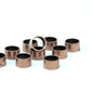 15 pcs 10x6mm (hole 9mm) Copper tone solid brass spacer bead bab9 1591AC