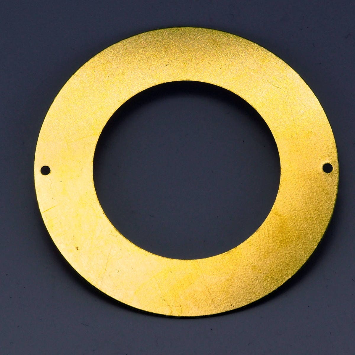 52mm raw brass circle tag, raw brass findings 356