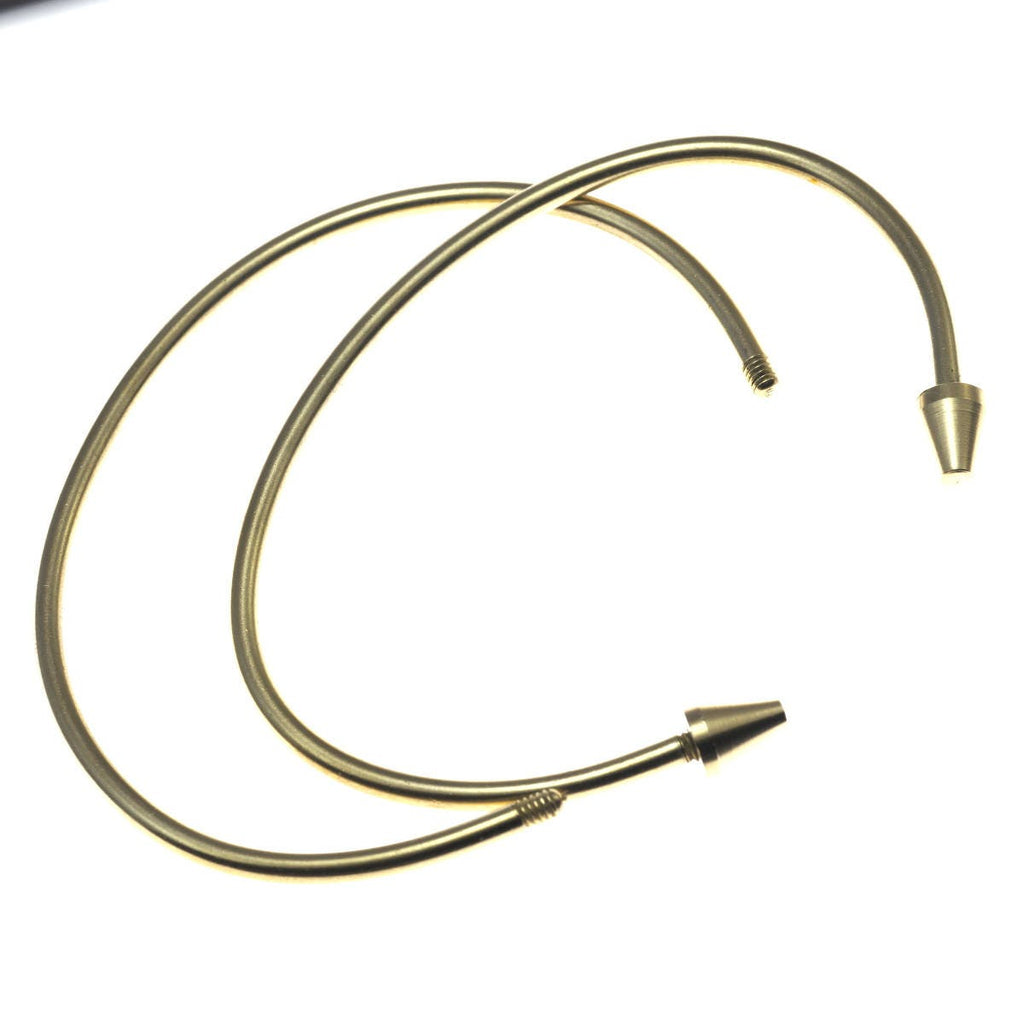 Wire Bracelet Easy Bendable Cuff raw brass 3mm wire adjustable 1588 brc