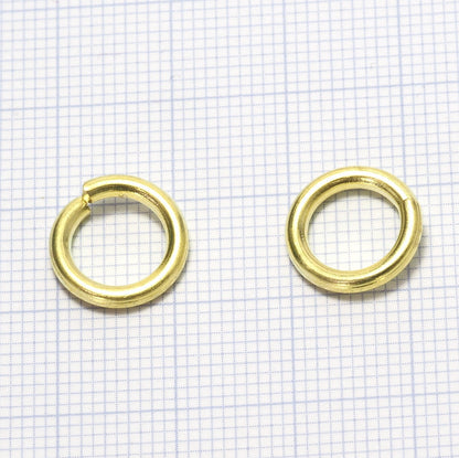 jump ring raw brass (varnish) 12mm 12 gauge( 2mm ) 1212JV-84 1864V