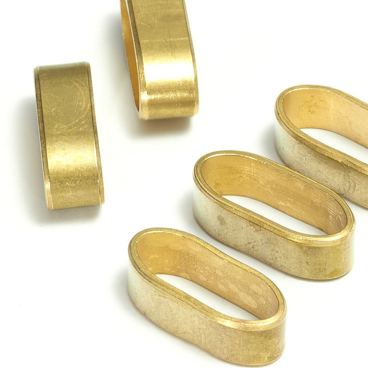 leather, ribbon ,cord ,slider , 18x7.5x6mm raw brass spacer hole 16x6mm bab 1870