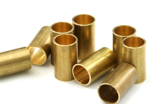 Raw Brass Tube 7x12mm (hole 6mm ) OZ504