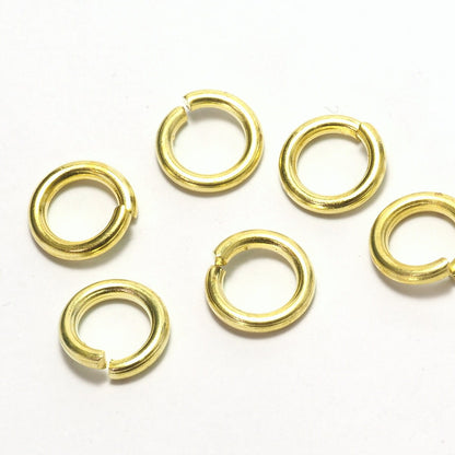 jump ring raw brass (varnish) (Shiny Silver) 11mm 12 gauge( 2mm ) 1112JV-72 1863V