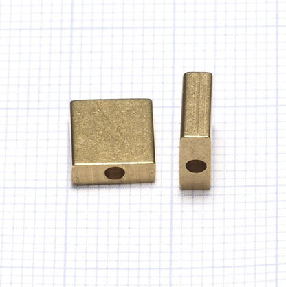 Raw Brass square for stamping 8x3mm 1873R