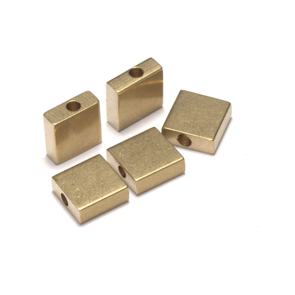 Raw Brass square for stamping 8x3mm 1873R