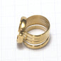 8 pcs 20x4mm (hole 18mmUS8 ) raw brass ring, bab18 r18 242