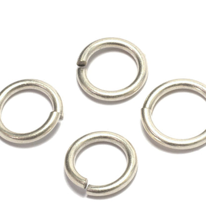 Open jump ring Aprx. 18mm 10 gauge( 2.5mm )US 1 3/4 Silver plated brass 1810JR-84 1517