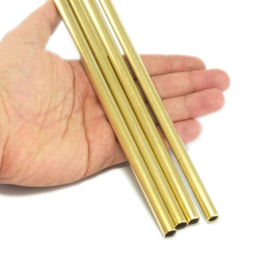 Raw brass tubes 9x225mm (hole 7.5mm) OZ2622