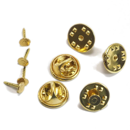 Lapel Pins Tie tack blank pin with clutch back lapel scatter pin base brooch clip Pad size : 4.5mm 2005R-60