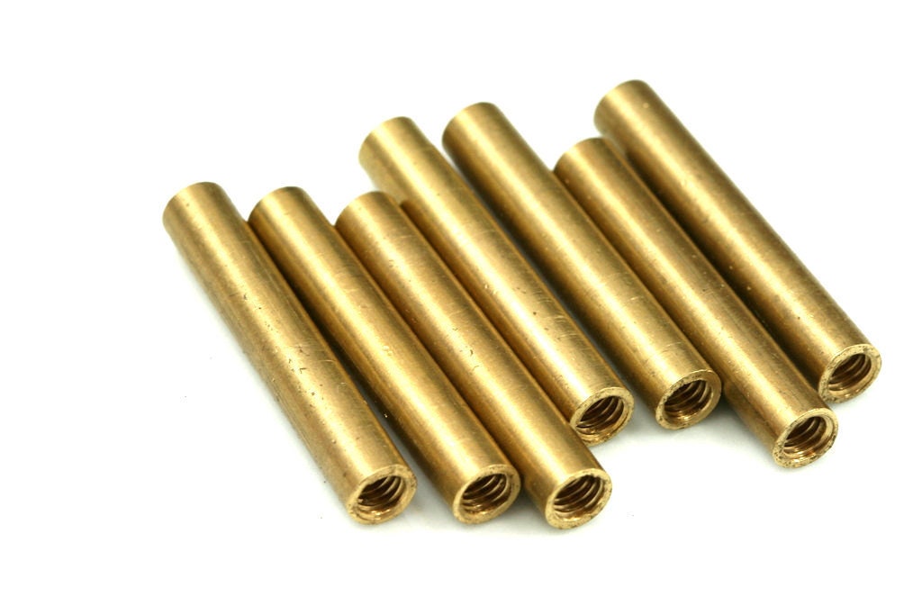 Raw Brass Tube Bar 30x5mm (M4 screw thread ) 542