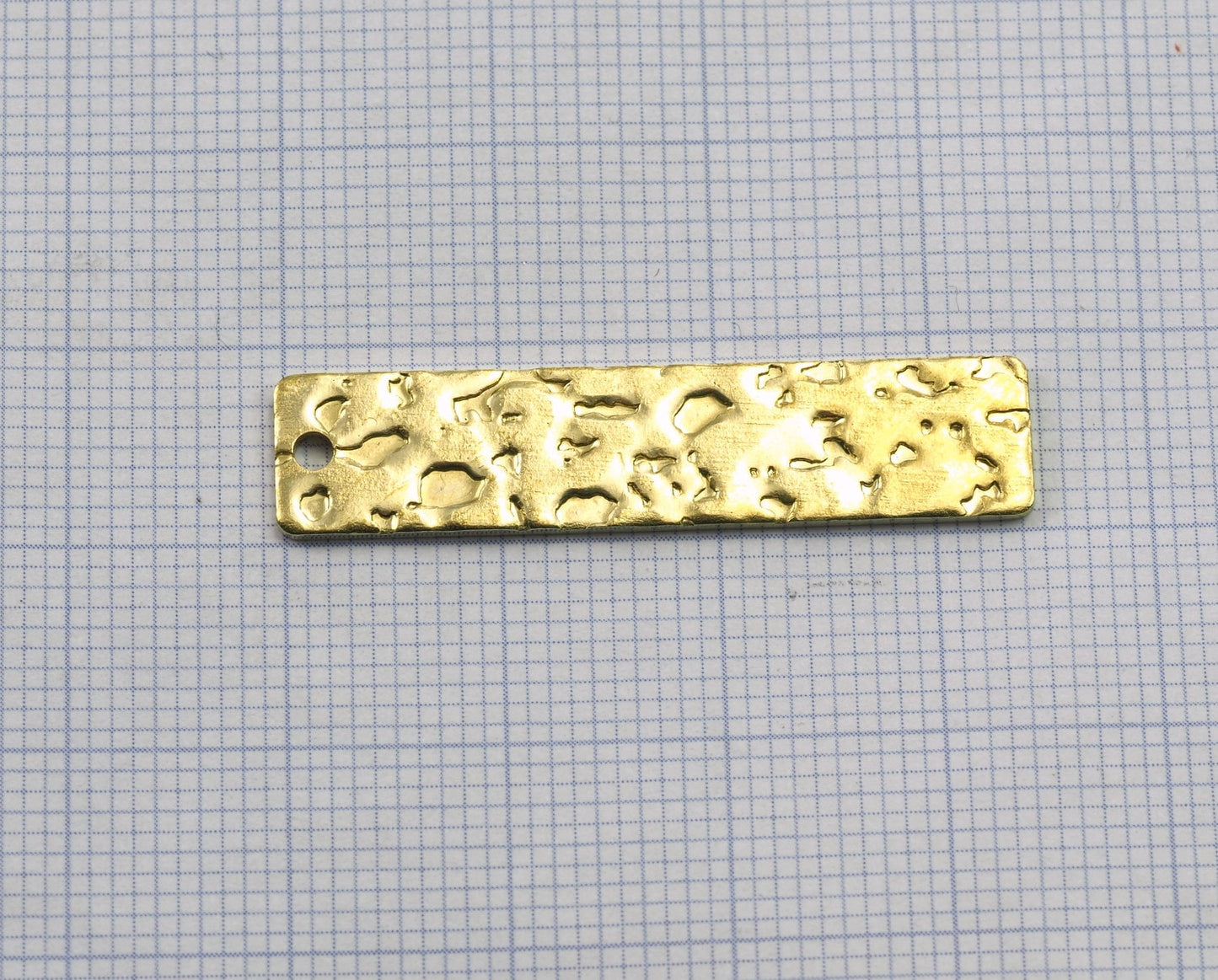 Rectangle tag textured bar dimension 35x8mm thickness 0.9mm raw brass charms findings pendants earring necklace 2074-185