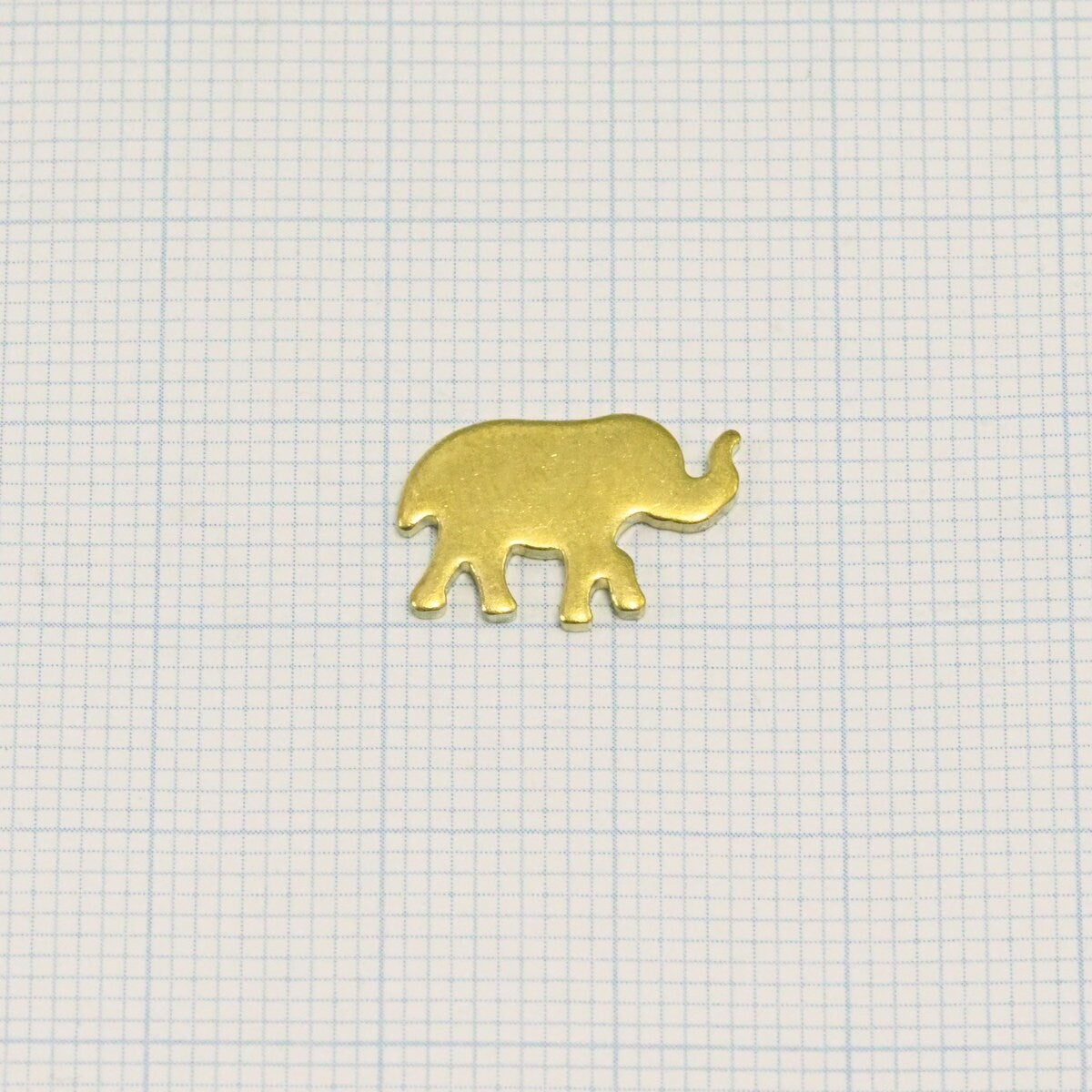 Elephant 15x11mm Raw brass stampings 1965R-79