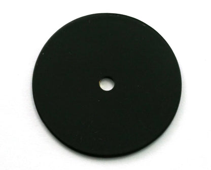 Circle round stripe carved 40mm (4mm middle hole) turquoise black painted brass pendant earring necklace 2108
