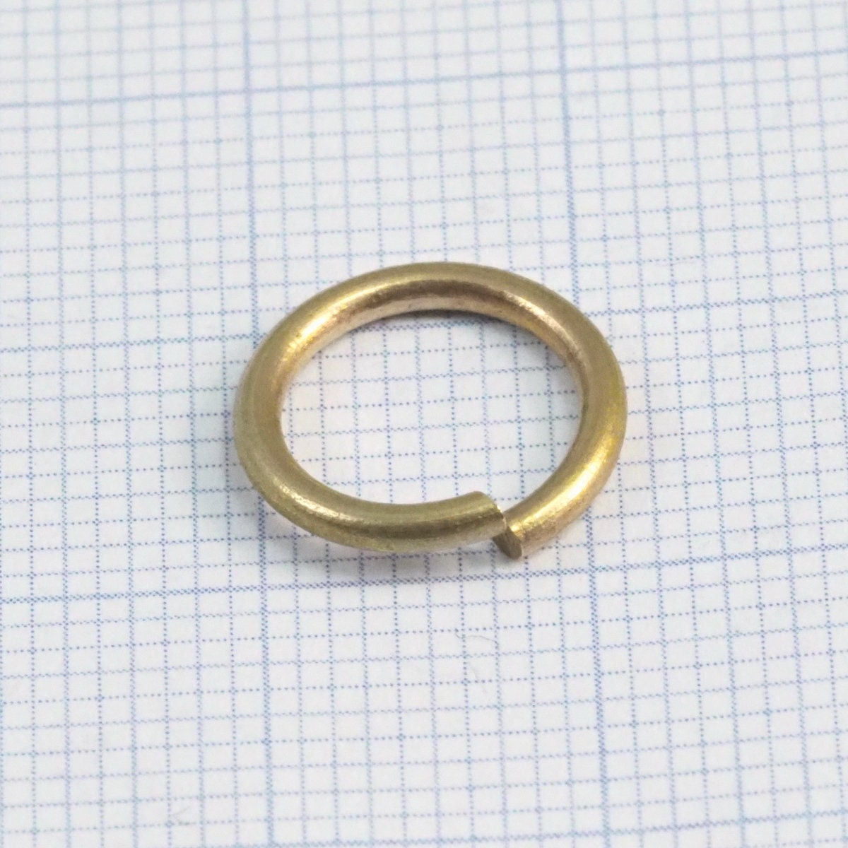 Open jump ring raw brass jumpring 12mm 15 gauge( 1,5mm ) jumpring 1215JR-50 N84