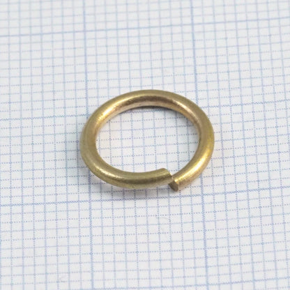 Open jump ring raw brass jumpring 12mm 15 gauge( 1,5mm ) jumpring 1215JR-50 N84