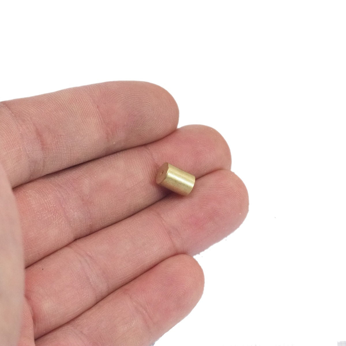 brass ends cap, 9x7mm 6mm inner raw brass cord tip ends, brass ribbon end, findings ENC6 2019
