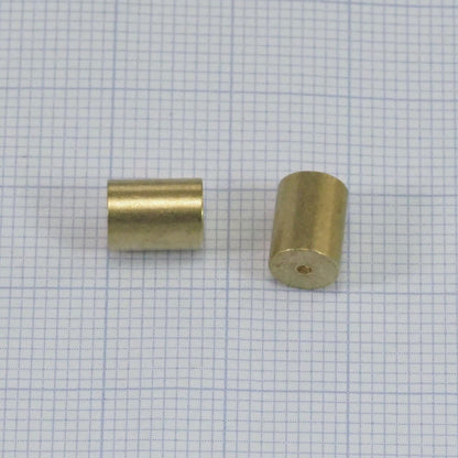 brass ends cap, 9x7mm 6mm inner raw brass cord tip ends, brass ribbon end, findings ENC6 2019