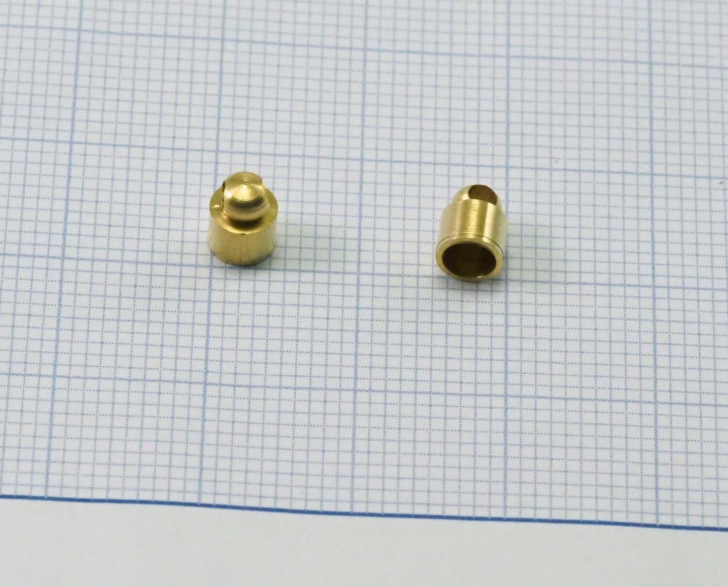 4.5x6mm 3,5mm inner with loop 1.9mm raw brass cord tip ends, ribbon end, ends cap, findings ENC3 2136