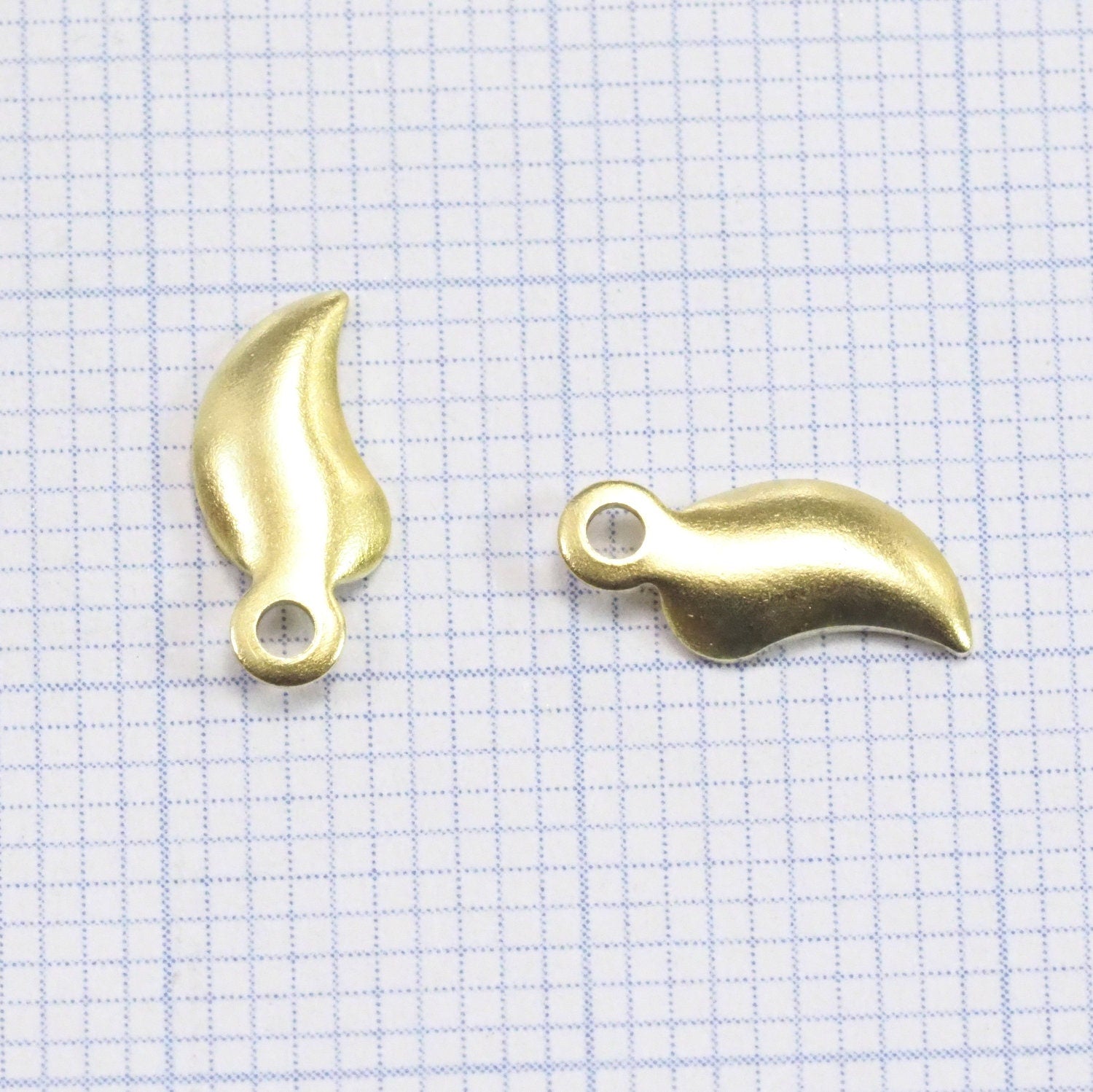 Leaf Charms Raw brass 10x4.5mm 1 loop earrings pendant necklace bracelet Charms ,Findings 2029-10 tmlp