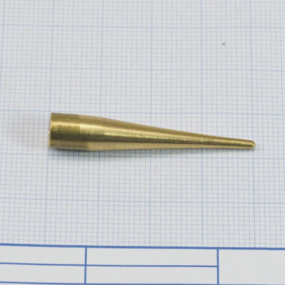 Raw brass long spike studs 7x39mm 9/32"x1 9/16" 1086
