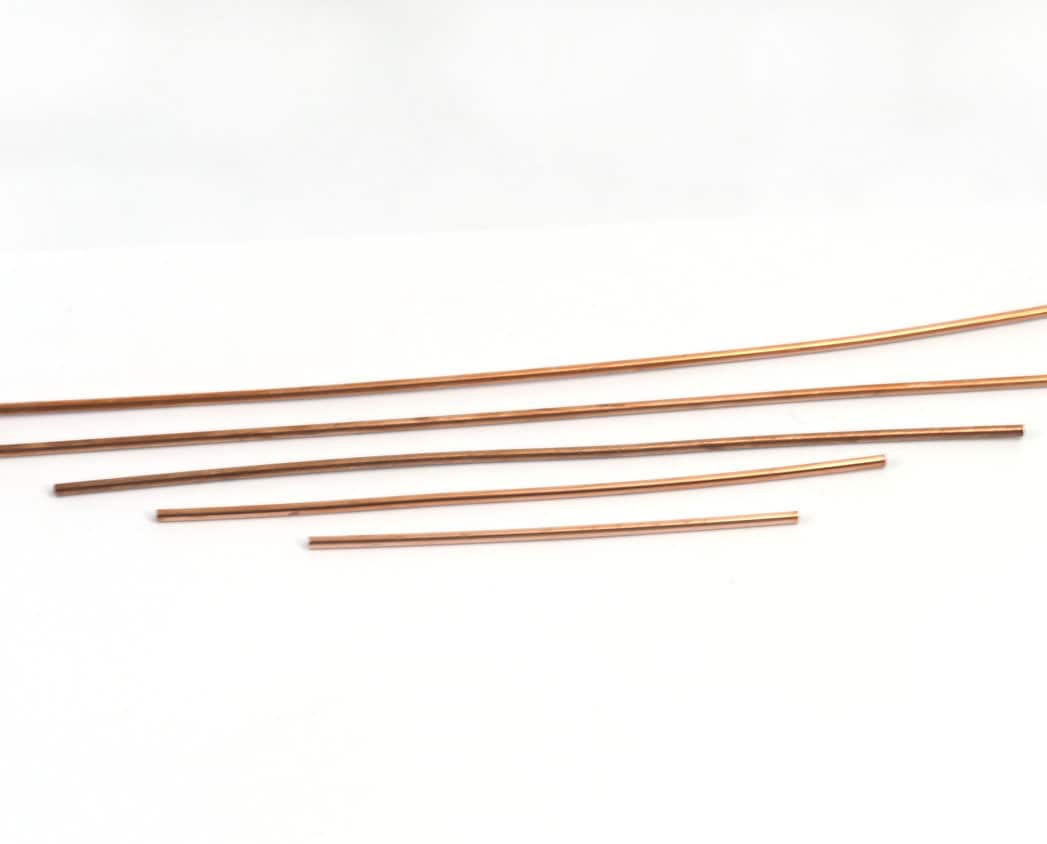 Himmeli Copper Tubes Beads 2.5x300mm Raw copper tubes Cek001-650