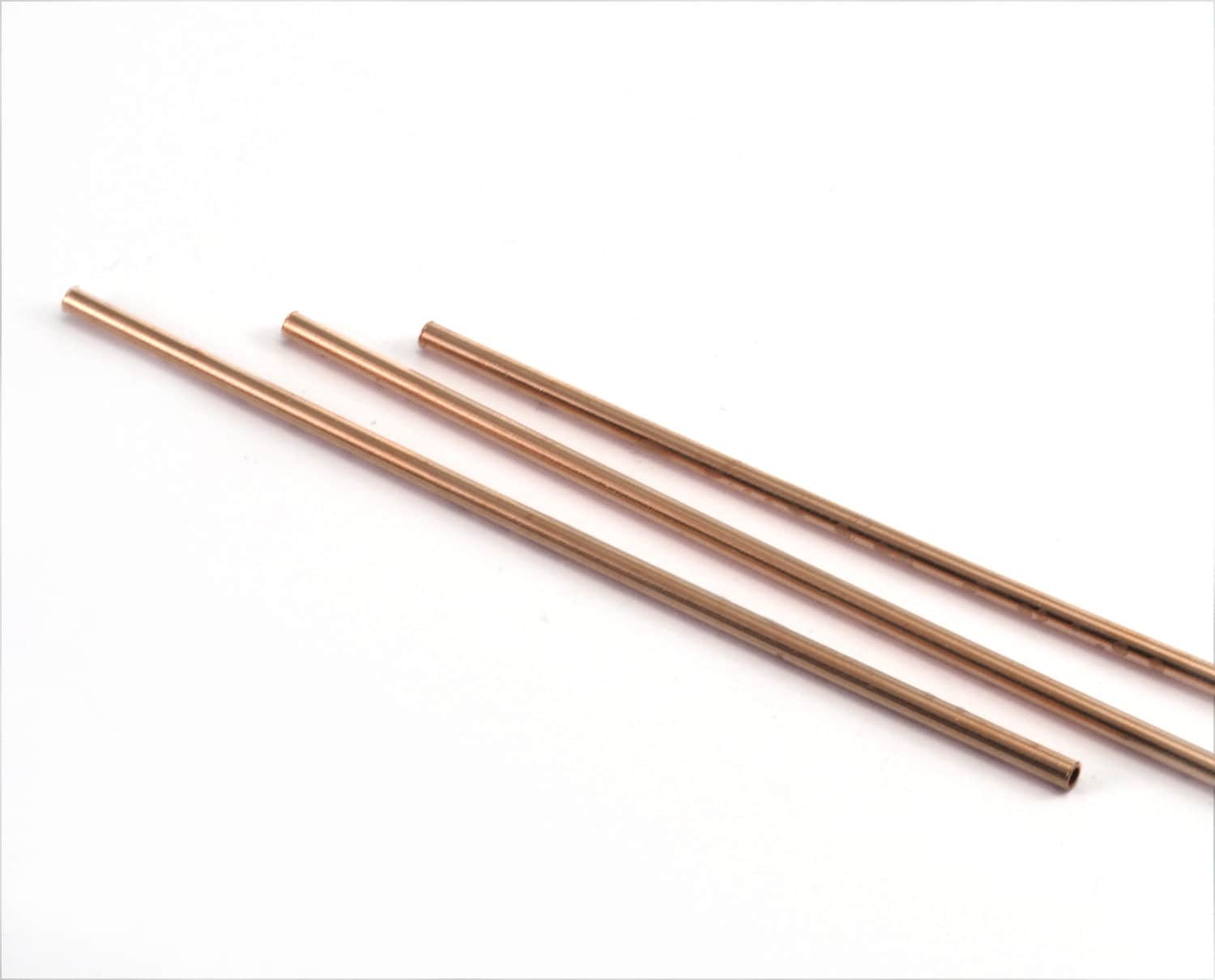 Himmeli Copper Tubes Beads 2.5x300mm Raw copper tubes Cek001-650