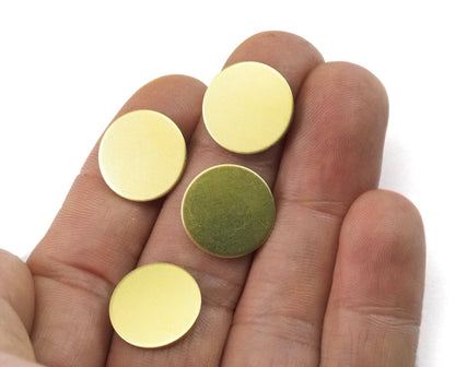 circle tag dimension 16mm thickness 0.8mm raw brass charms findings pendants stamping 1571-136