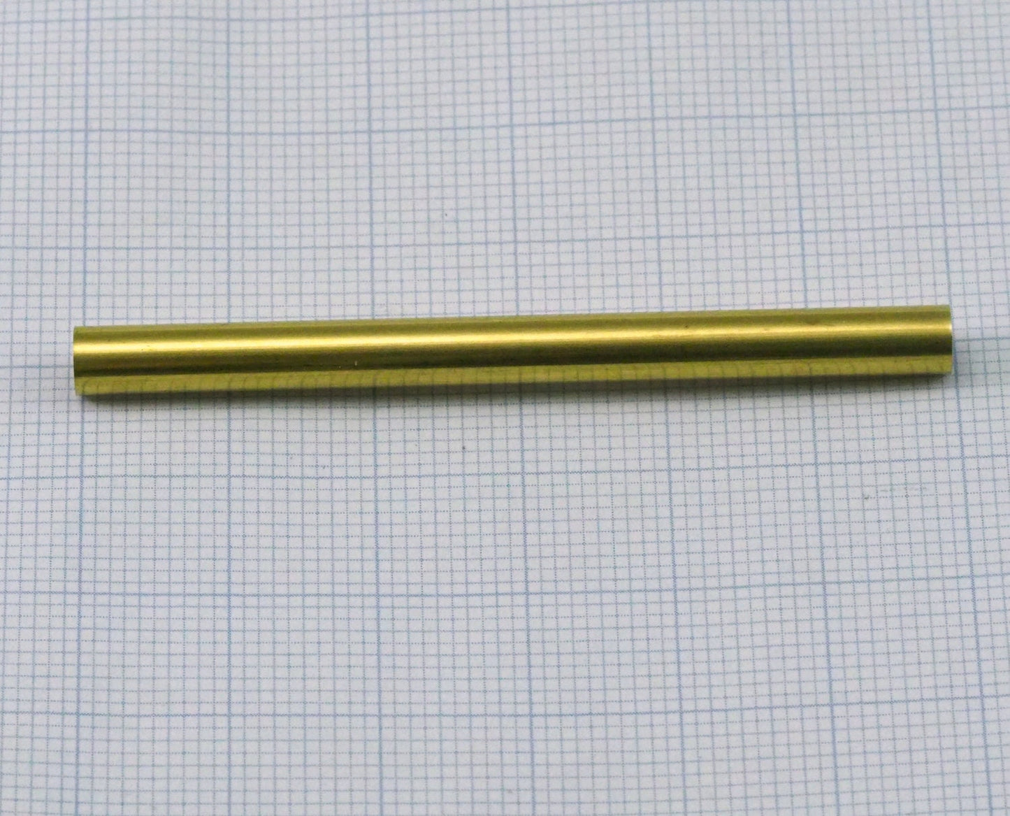 Raw Brass round tube 5x60mm ( 4.5mm hole) 2173