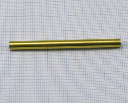 Raw Brass round tube 5x60mm ( 4.5mm hole) 2173