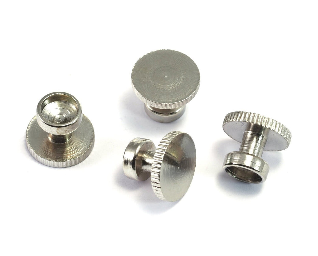 8.5x11mm 5.8mm setting nickel plated brass cufflink, studs, shirt collar tuxedo stud, 1703