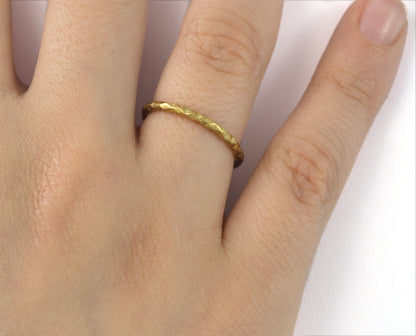 stacking ring, circle ring, Round ring knuckle ring, raw brass adjustable textured 24x1.5mm (hole 21mm 11.5US 66) 3241