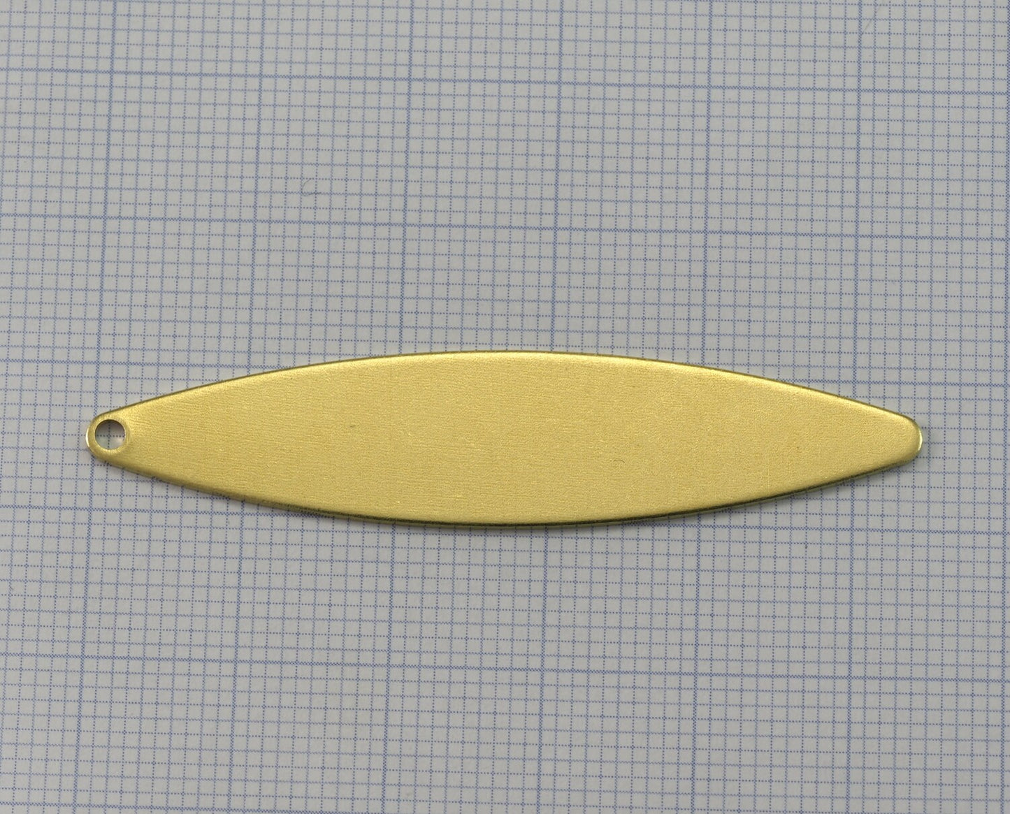 marquise raw brass 55x12mm 1 hole necklace ,charms, ,findings 2188-330