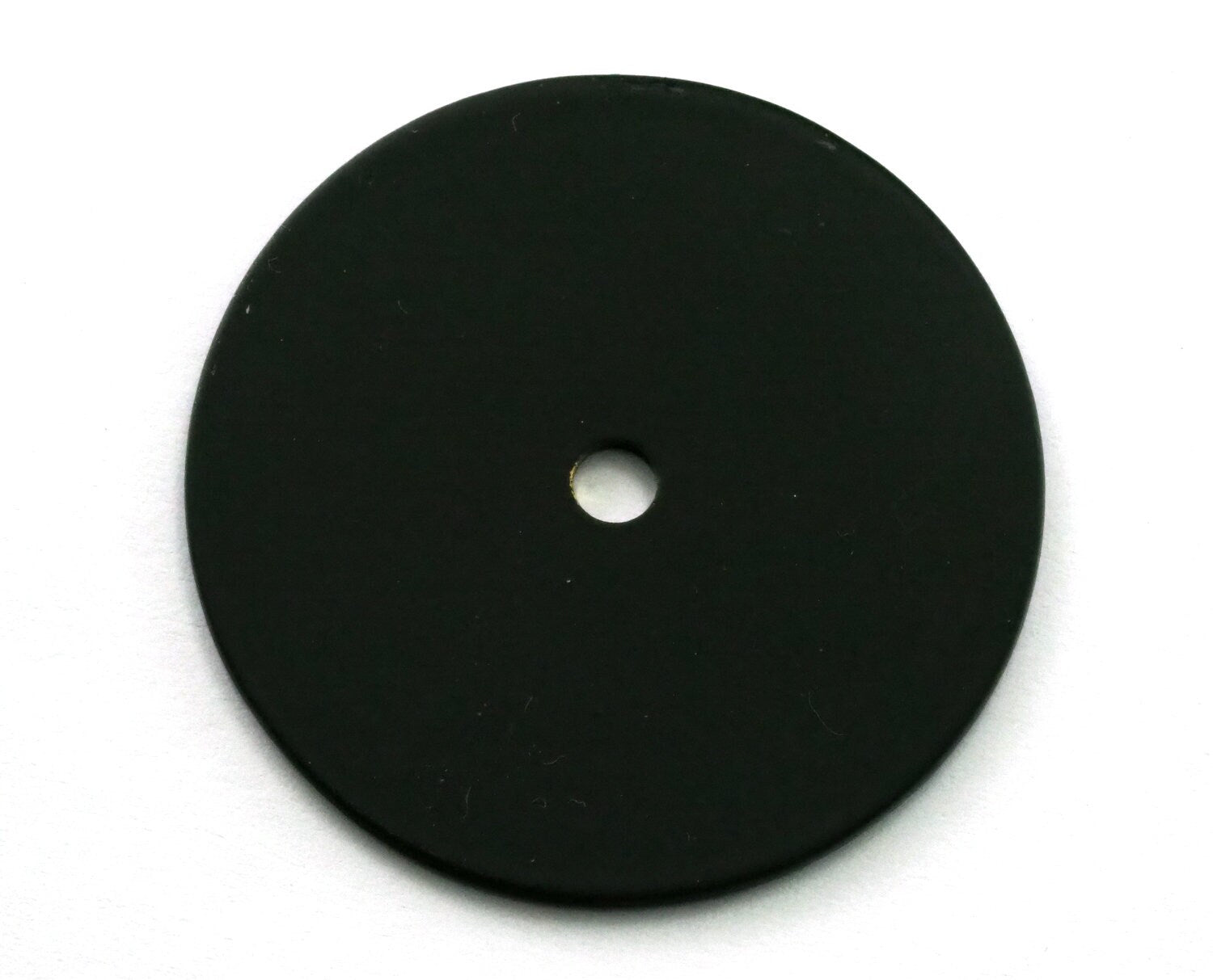 Circle round stripe carved 40mm (4mm middle hole) Black-white painted brass pendant earring necklace 2108